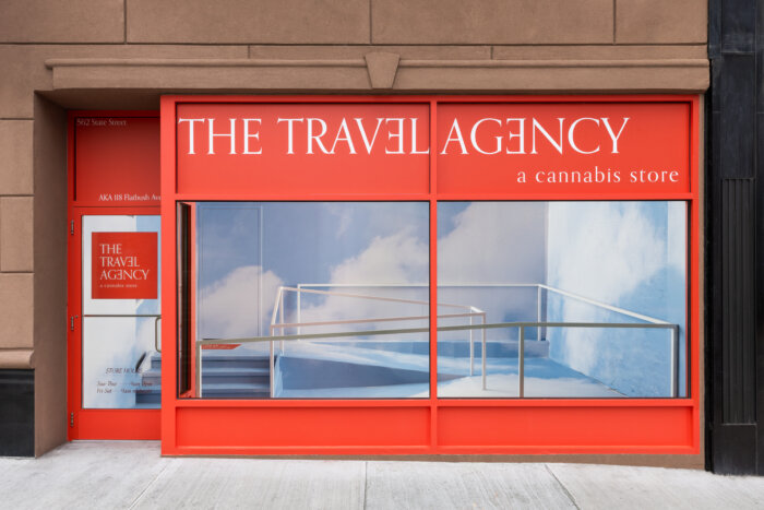 the travel agency exterior