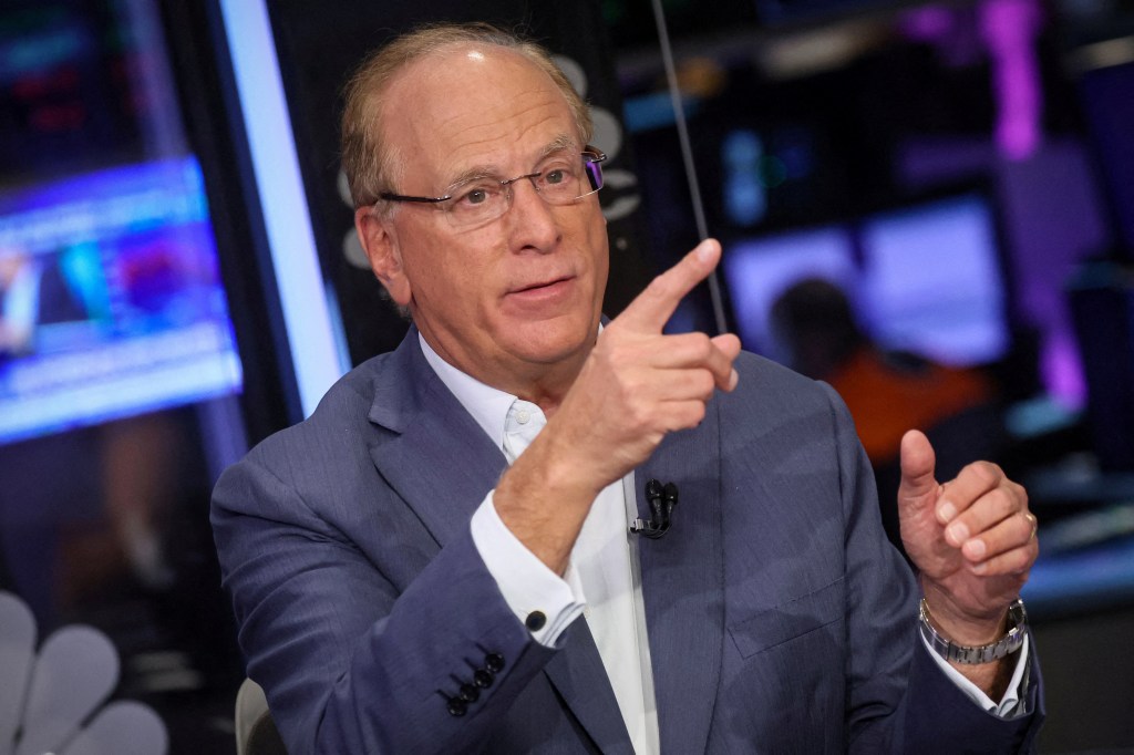 BlackRock CEO Larry Fink.