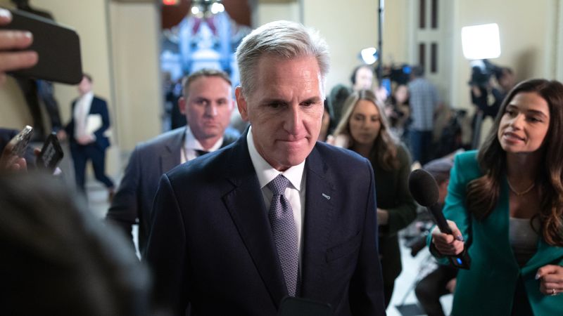 Challenge to McCarthy's speakership would be first in over 100 years