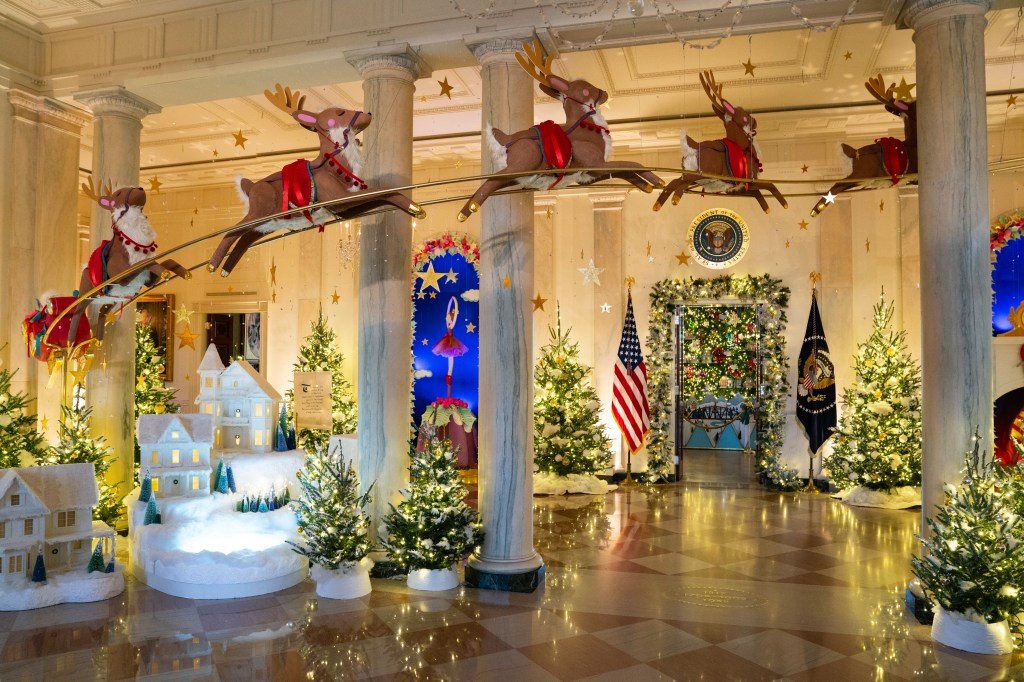 First Lady Jill Biden unveils White House holiday decorations