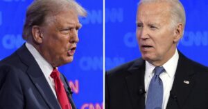 Trump, Biden spar on immigration, border during presidential debate